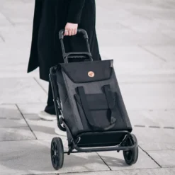 Andersen Komfort shopper trillebag med stol 49L, svart