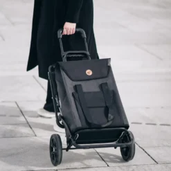 Andersen Komfort shopper trillebag med stol 49L, svart