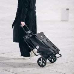 Andersen Komfort shopper trillebag med stol 49L, svart