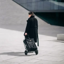 Andersen Komfort shopper trillebag med stol 49L, svart