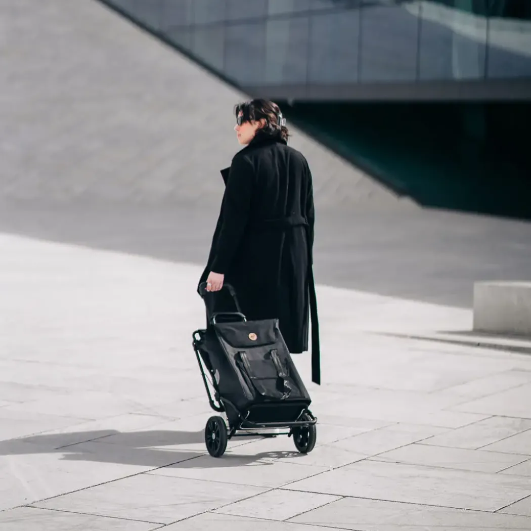 Andersen Komfort shopper trillebag med stol 49L, svart