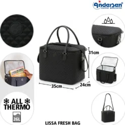 Andersen LISSA Kjølebag 26L, svart