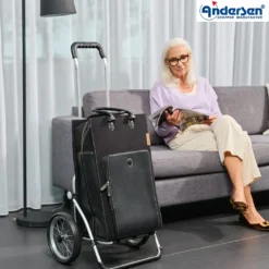 Andersen Royal Shopper Charu Trillebag 49L, svart