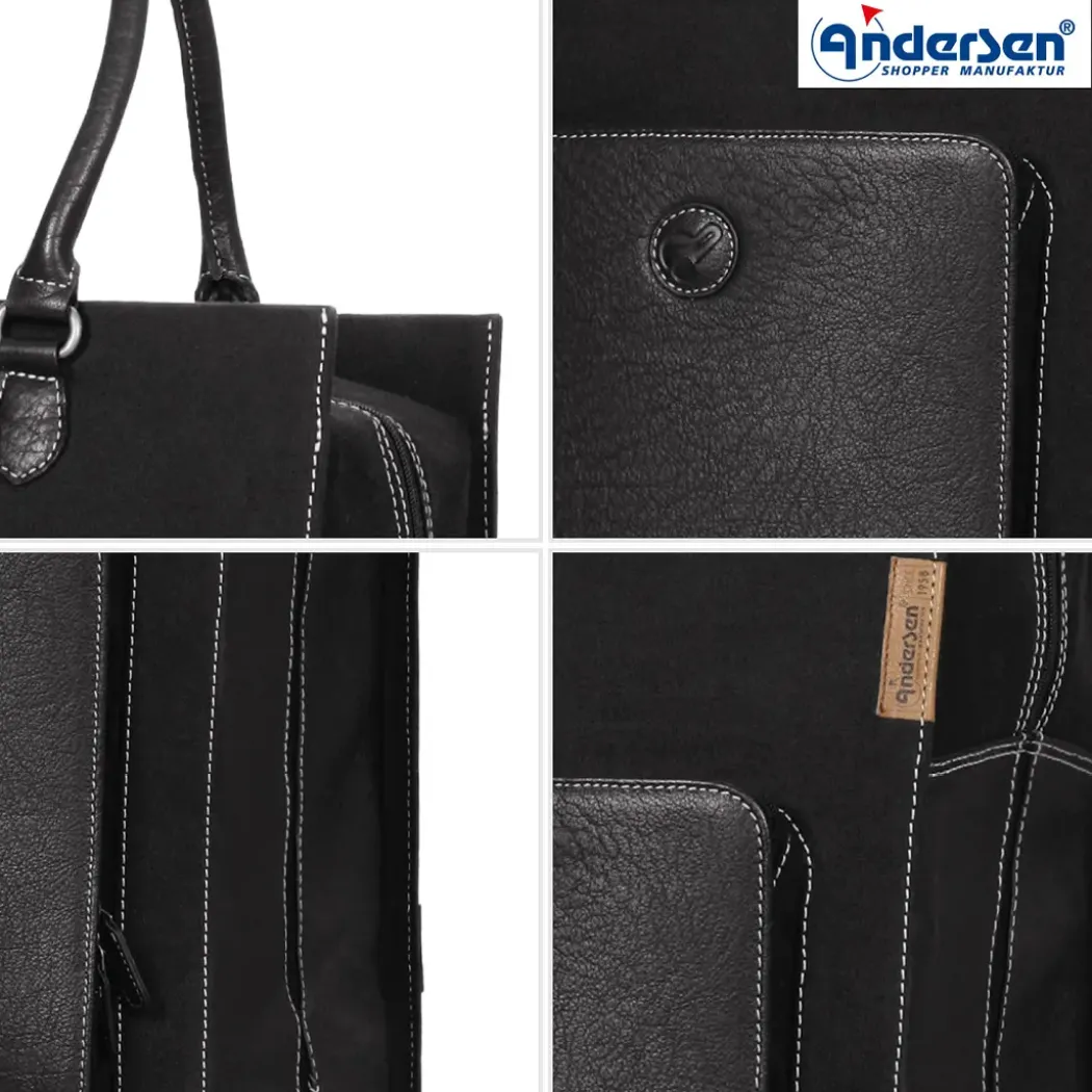 Andersen Royal Shopper Charu Trillebag 49L, svart
