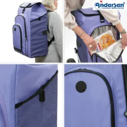 Andersen Royal Shopper Hydro 3.0 Trillebag 62L, lilla