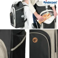 Andersen Royal Shopper Hydro 2.1 Trillebag 62L, svart