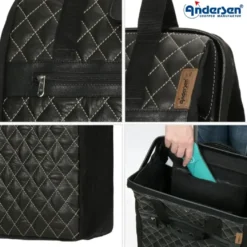 Andersen Royal Shopper Inra Trillebag 44L, svart