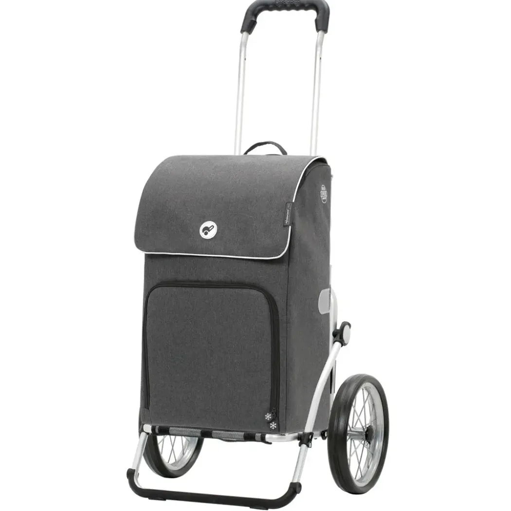 Andersen Royal Shopper Ipek Maxi Trillebag med kjølebag 40L, grå