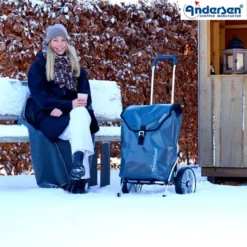 Andersen Royal Shopper Ortlieb Trillebag 49L, grå