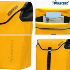 Andersen Royal Shopper Ortlieb Trillebag 49L, gul