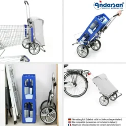 Andersen Royal Shopper Ortlieb Trillebag 49L, gul