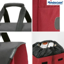 Andersen Royal Shopper Senta 2.0 Trillebag 49L, rød