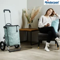 Andersen Royal Shopper Silja Trillebag 53L, grønn
