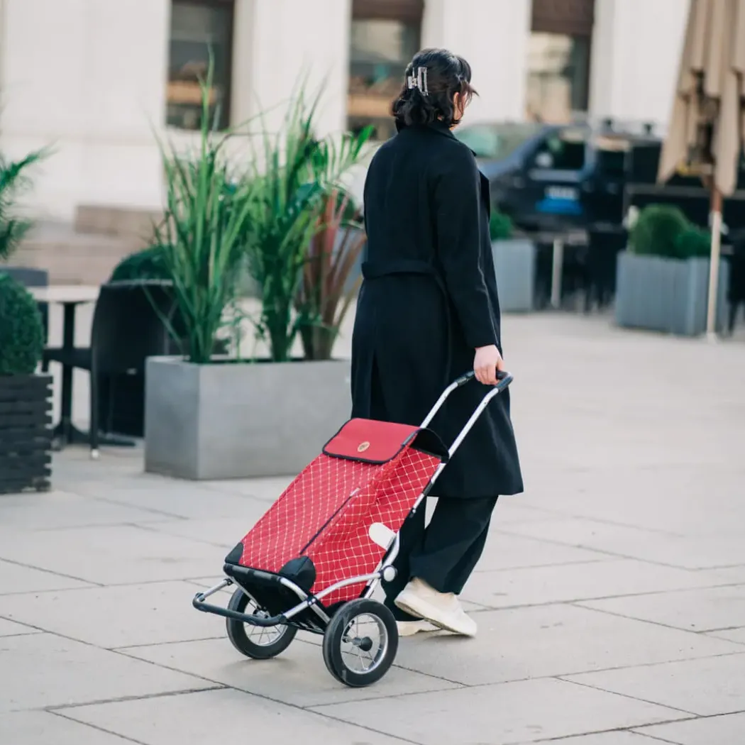 Andersen Royal Shopper Sofia trillebag 43L, rød