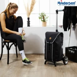 Andersen Unus Shopper Fun Bahne Trillebag 39L, grå