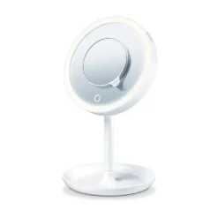 Beurer BS 45 Trådløst bordspeil med LED-lys, 17,5 cm