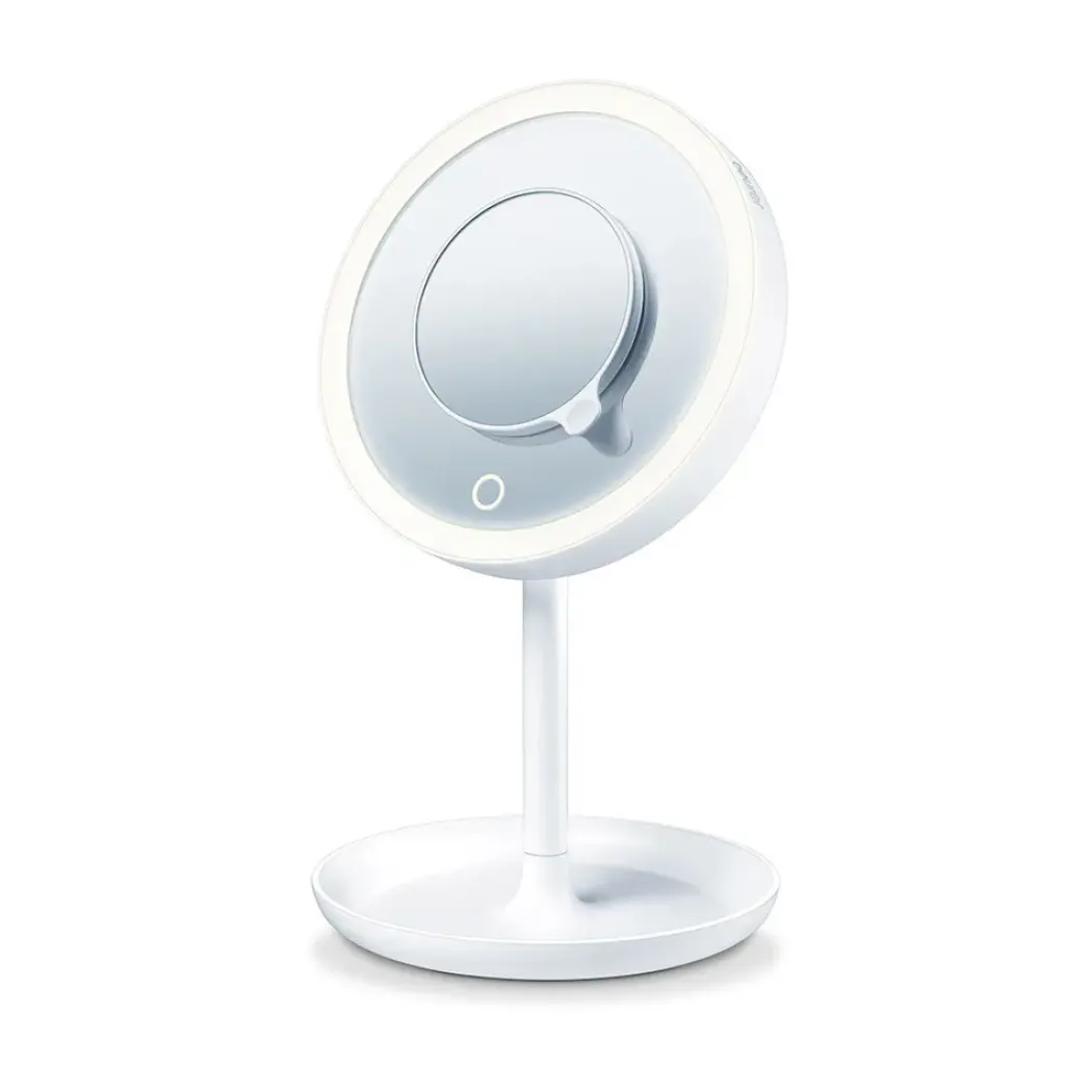 Beurer BS 45 Trådløst bordspeil med LED-lys, 17,5 cm
