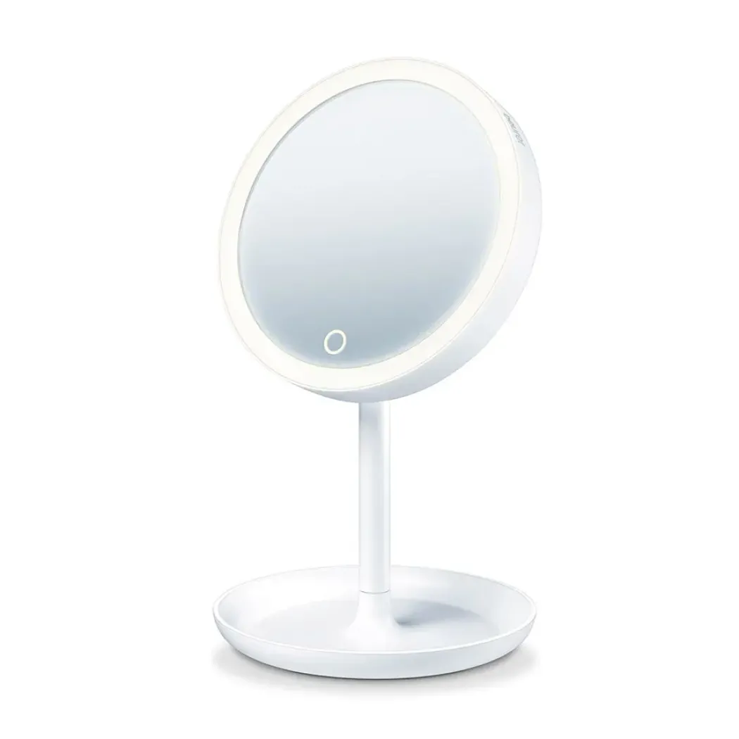 Beurer BS 45 Trådløst bordspeil med LED-lys, 17,5 cm