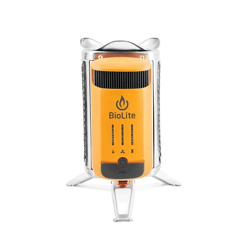 BioLite CampStove 2+ stormkjøkken, vedfyrt med USB-lading