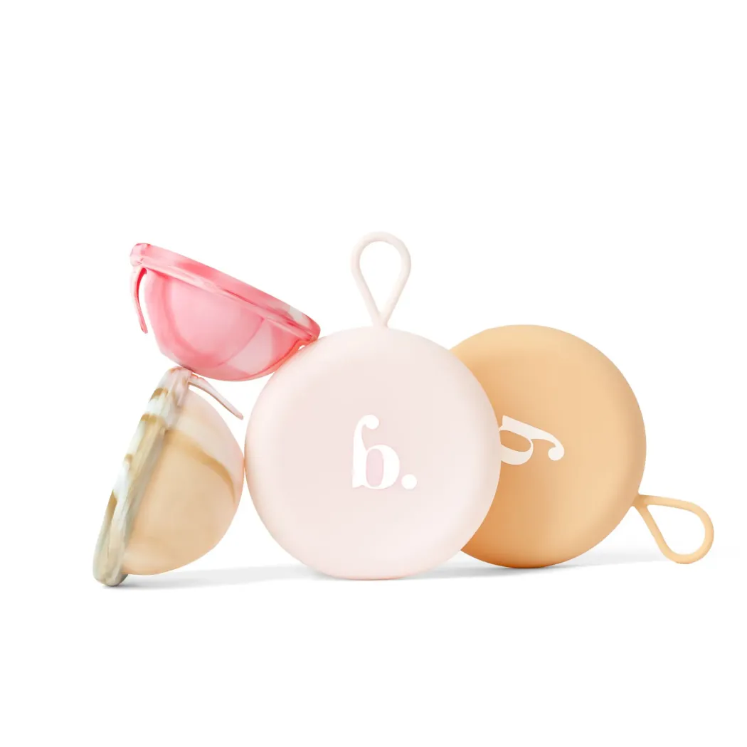 Bodyotics ComfyDisc mensdisk med uttrekksring, beige og rosa