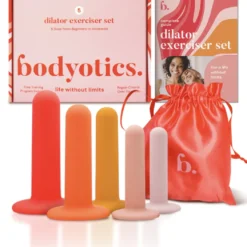 Bodyotics vaginal dilatorsett i silikon, 5 størrelser