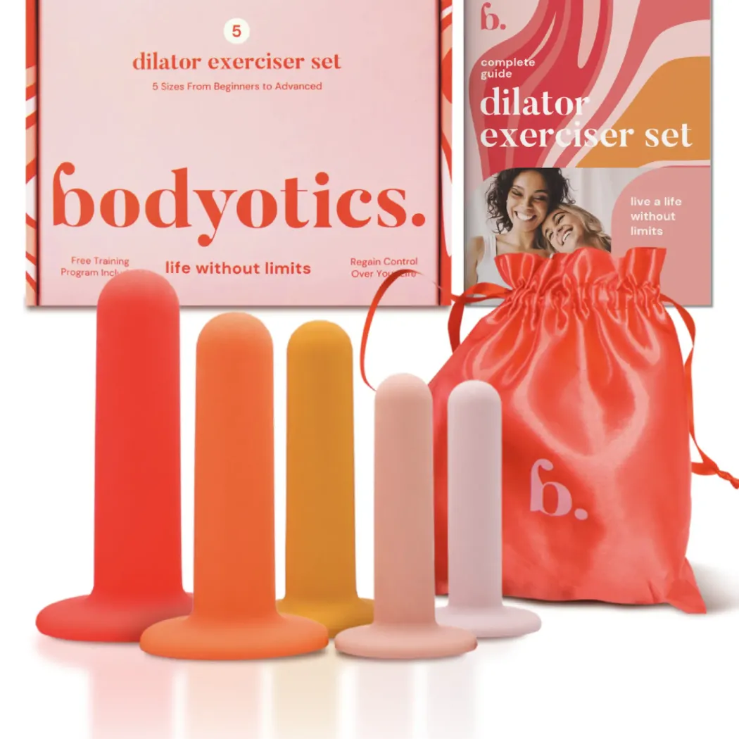 Bodyotics vaginal dilatorsett i silikon, 5 størrelser