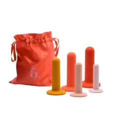 Bodyotics vaginal dilatorsett i silikon, 5 størrelser