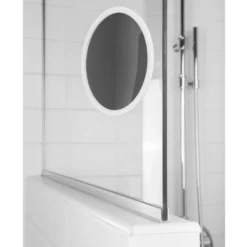 Bosign AirMirror Plus, avtakbart forstørrelsesspeil X10 med sugekopp, hvit