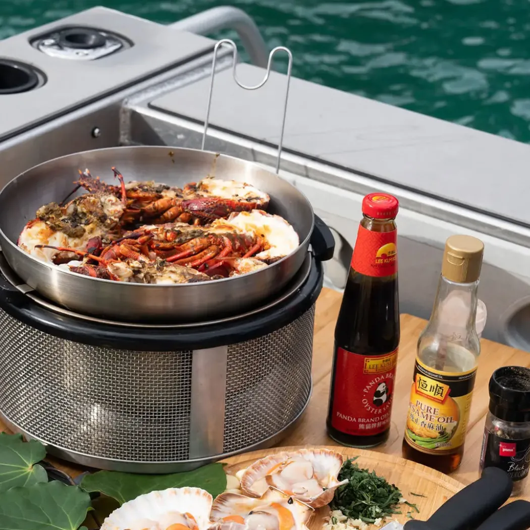 COBB wok- og sautepanne til Premier grill