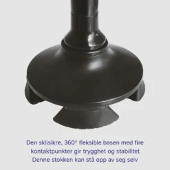 DR-HO’s Get Up & Go sammenleggbar stokk med lys og alarm