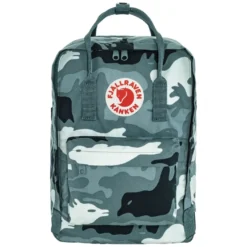 Fjällräven Kånken Graphics Laptop 15″ Ryggsekk Hidden Animals, blå