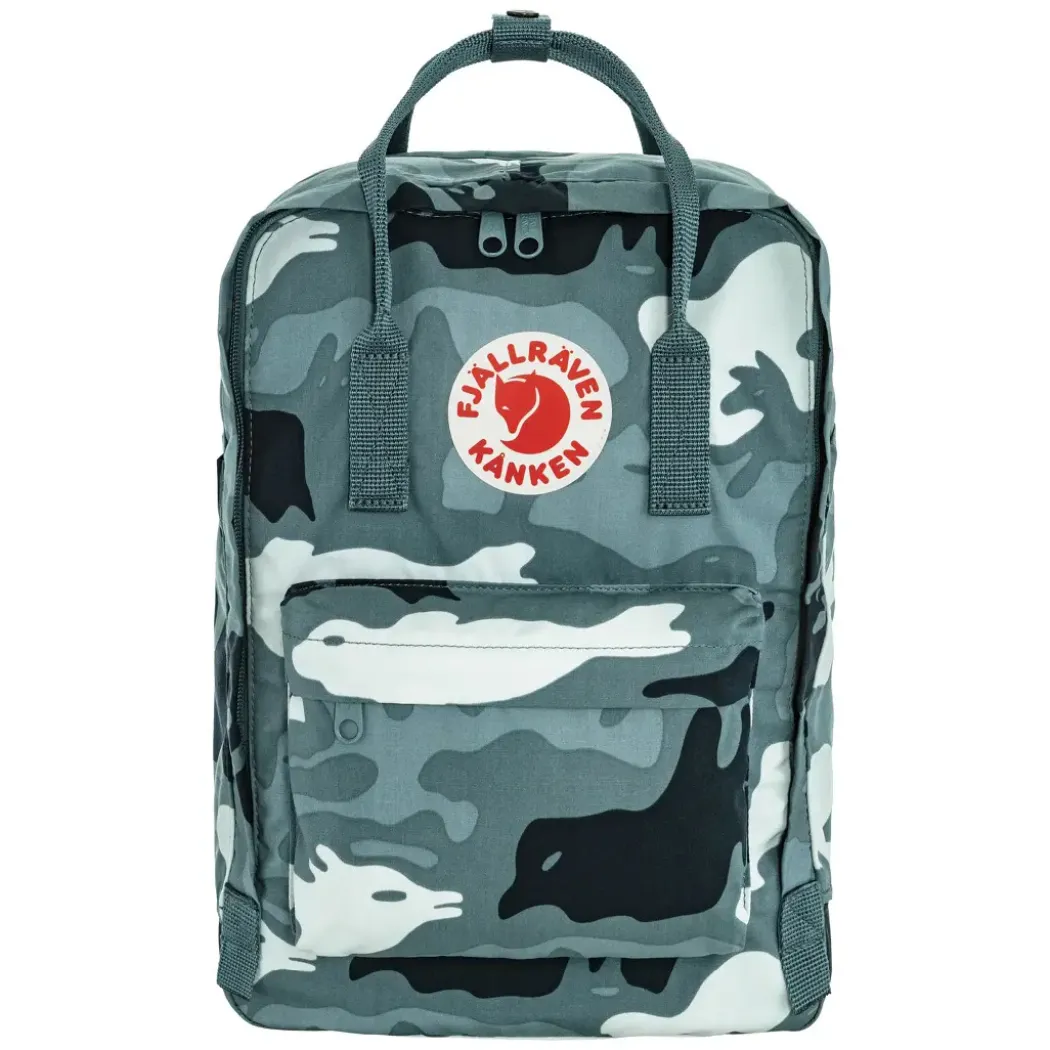 Fjällräven Kånken Graphics Laptop 15″ Ryggsekk Hidden Animals, blå