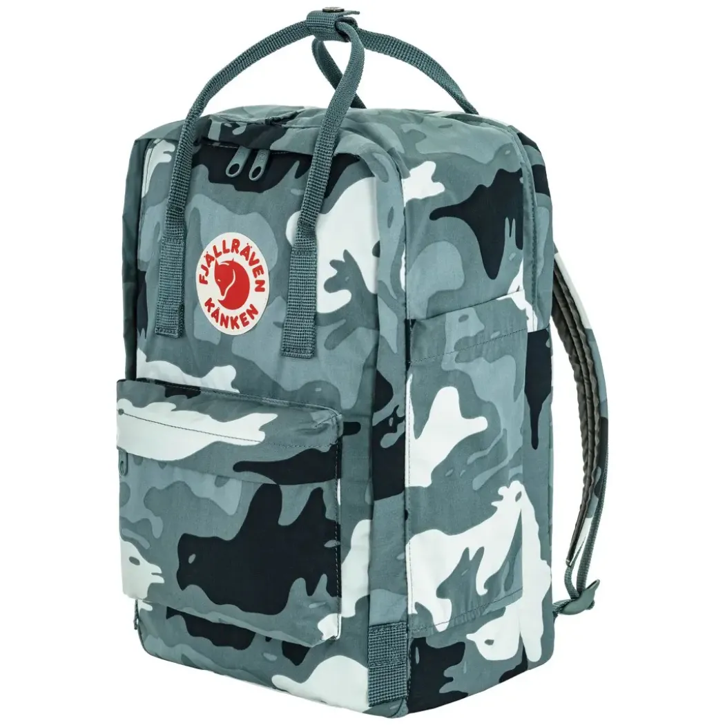 Fjällräven Kånken Graphics Laptop 15″ Ryggsekk Hidden Animals, blå