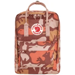Fjällräven Kånken Graphics Laptop 15″ Ryggsekk Hidden Animals, rosa