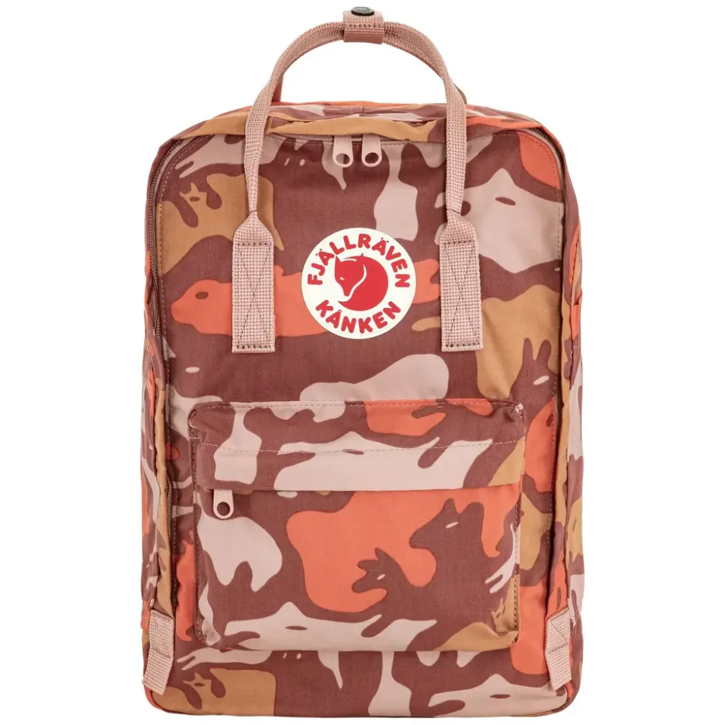 Fjällräven Kånken Graphics Laptop 15″ Ryggsekk Hidden Animals, rosa