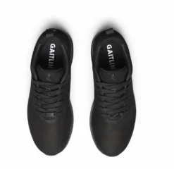 GaitLine Track Leather – Black/Black/Black, Fritidssko, Dame / Herre