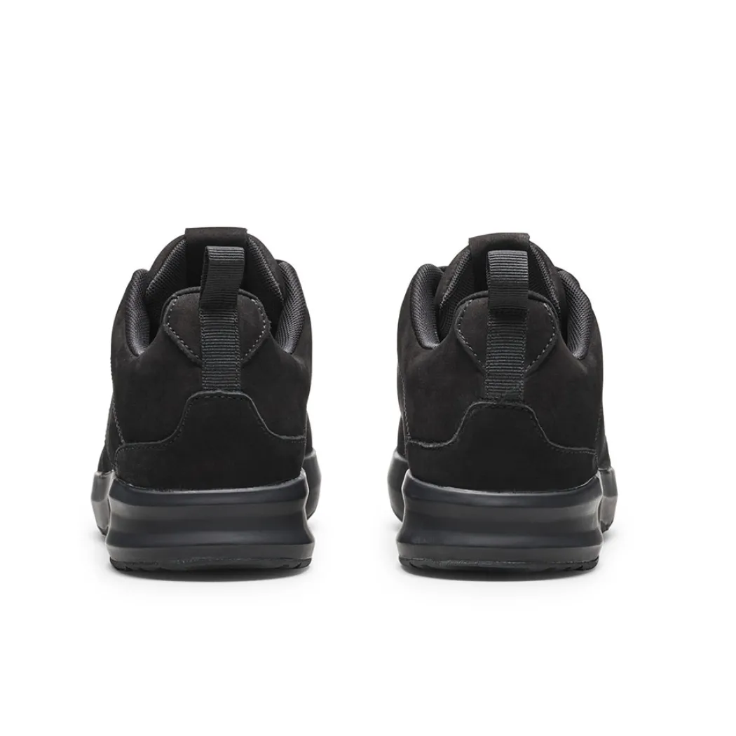 GaitLine Track Leather – Black/Black/Black, Fritidssko, Dame / Herre