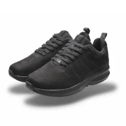 GaitLine Track Leather – Black/Black/Black, Fritidssko, Dame / Herre