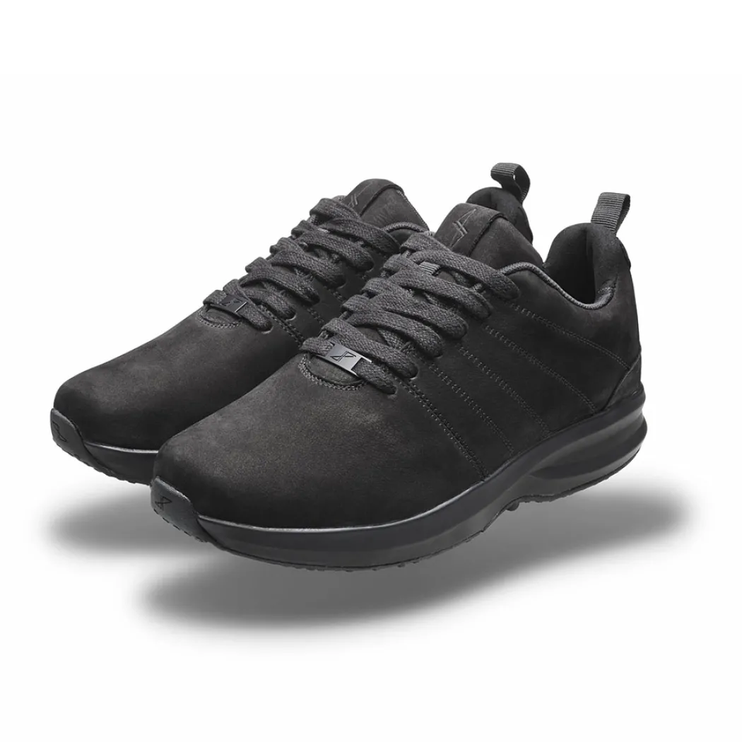 GaitLine Track Leather – Black/Black/Black, Fritidssko, Dame / Herre