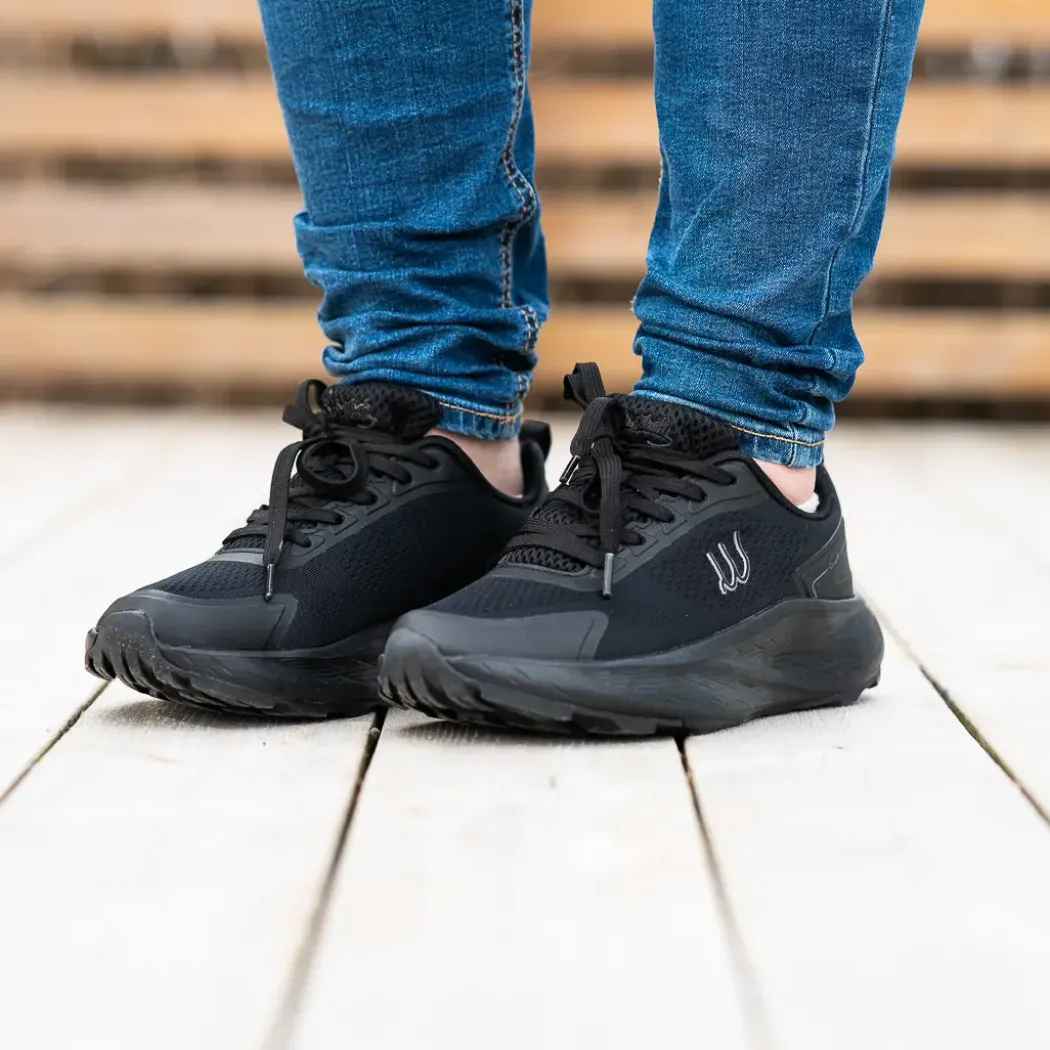 Grete Waitz fritidssko – sort, unisex