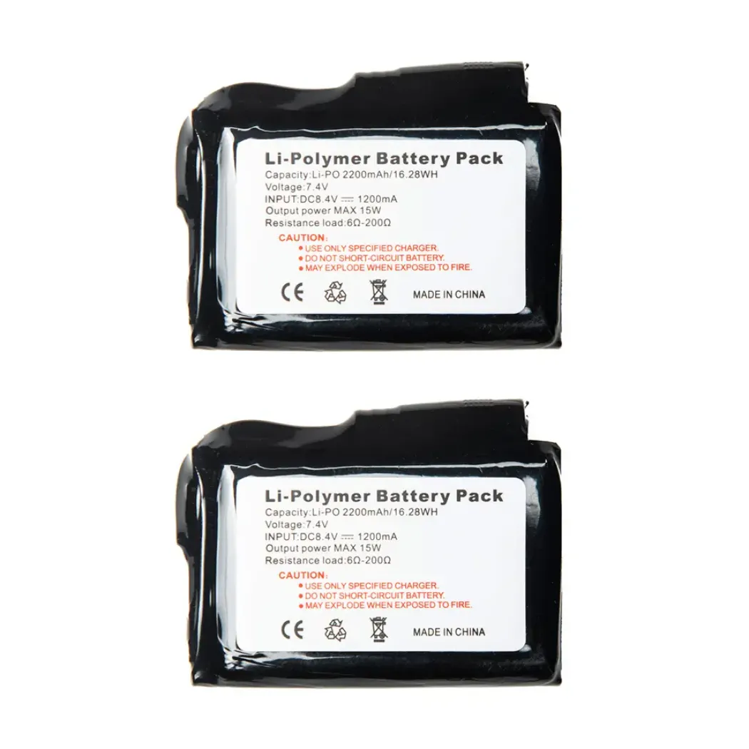 HeatX 2x Ekstra 2200mah batteri varmehansker og varmevotter