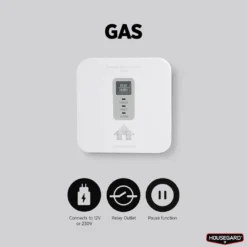 Housegard GA102 gassvarsler, 12V/230V
