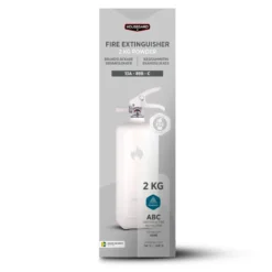 Housegard 2 kg pulverslukker, hvit
