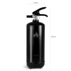 Housegard 2 kg pulverslukker, svart