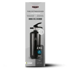 Housegard 2 kg pulverslukker, svart