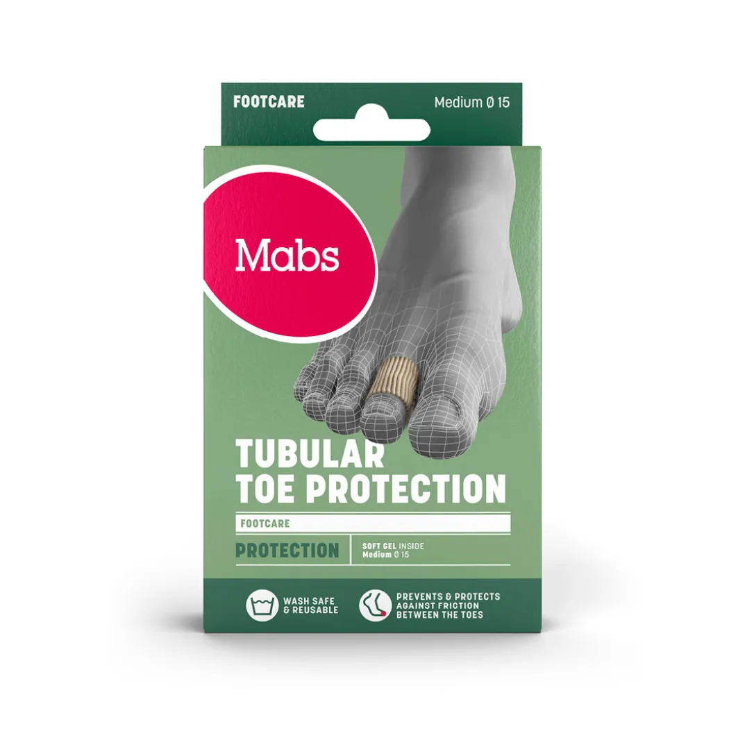 Mabs Tubeformet Tåbeskyttelse M Ø15 mm