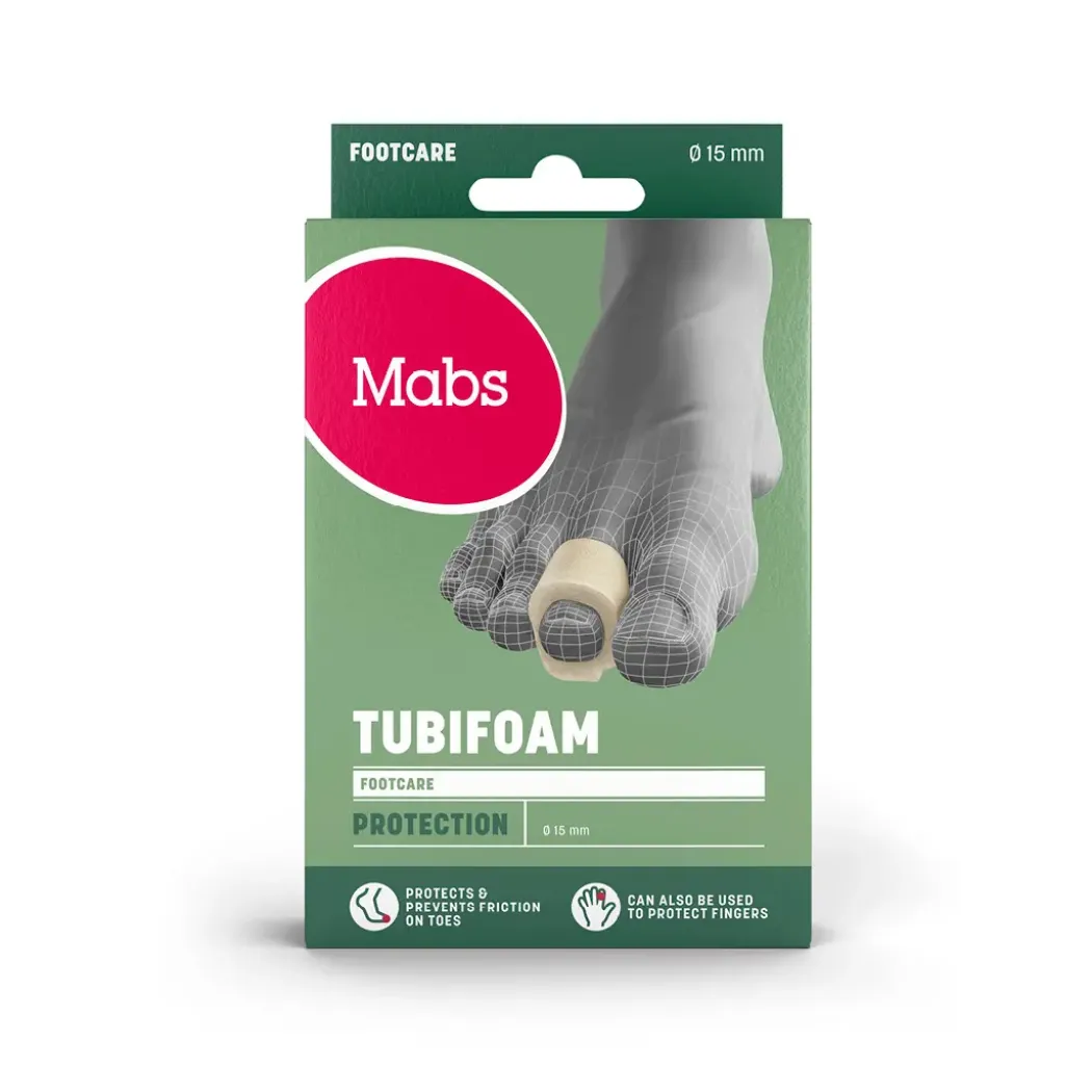 Mabs Tubifoam tåbeskytter Ø15 mm