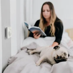 Miteless Home kjemikaliefri middbeskyttelse med ultralyd, beige