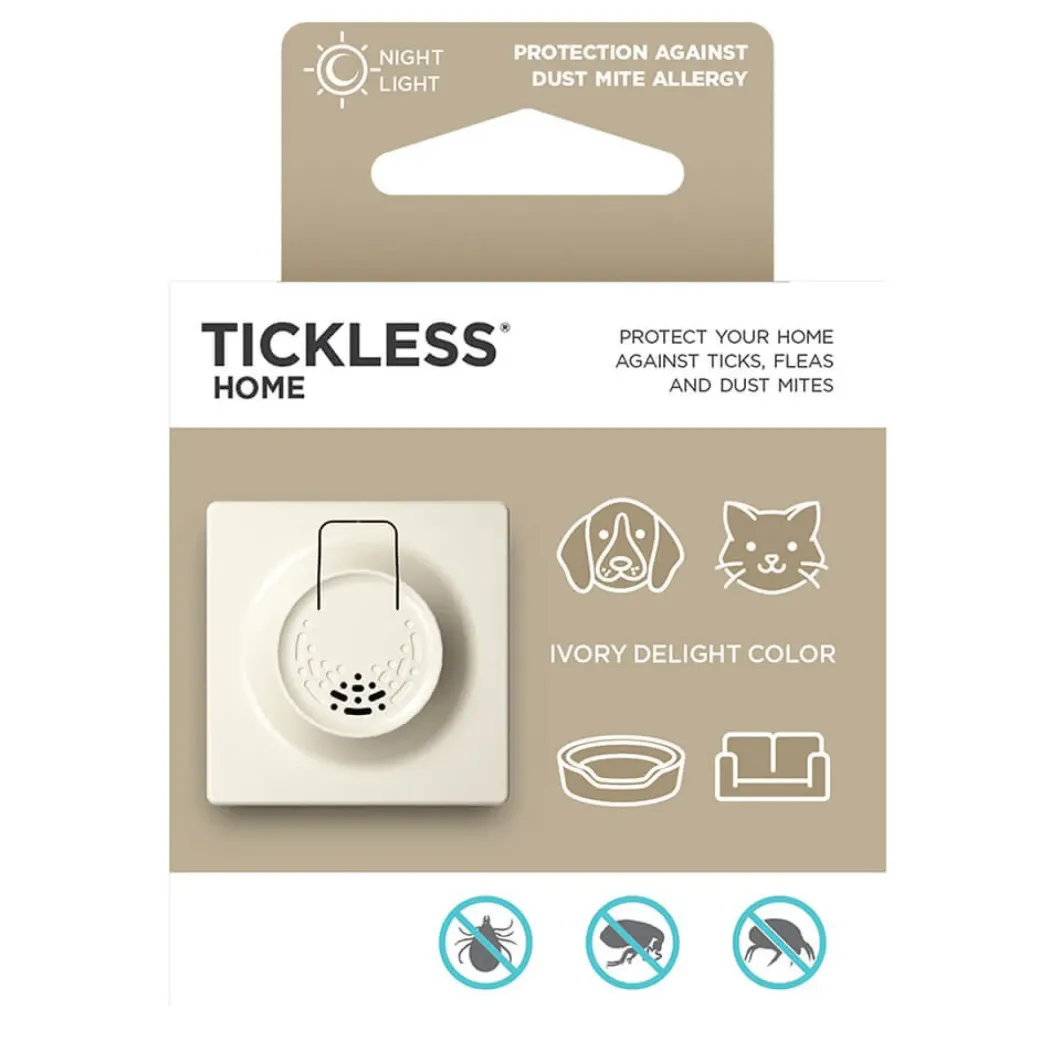 Miteless Home kjemikaliefri middbeskyttelse med ultralyd, beige