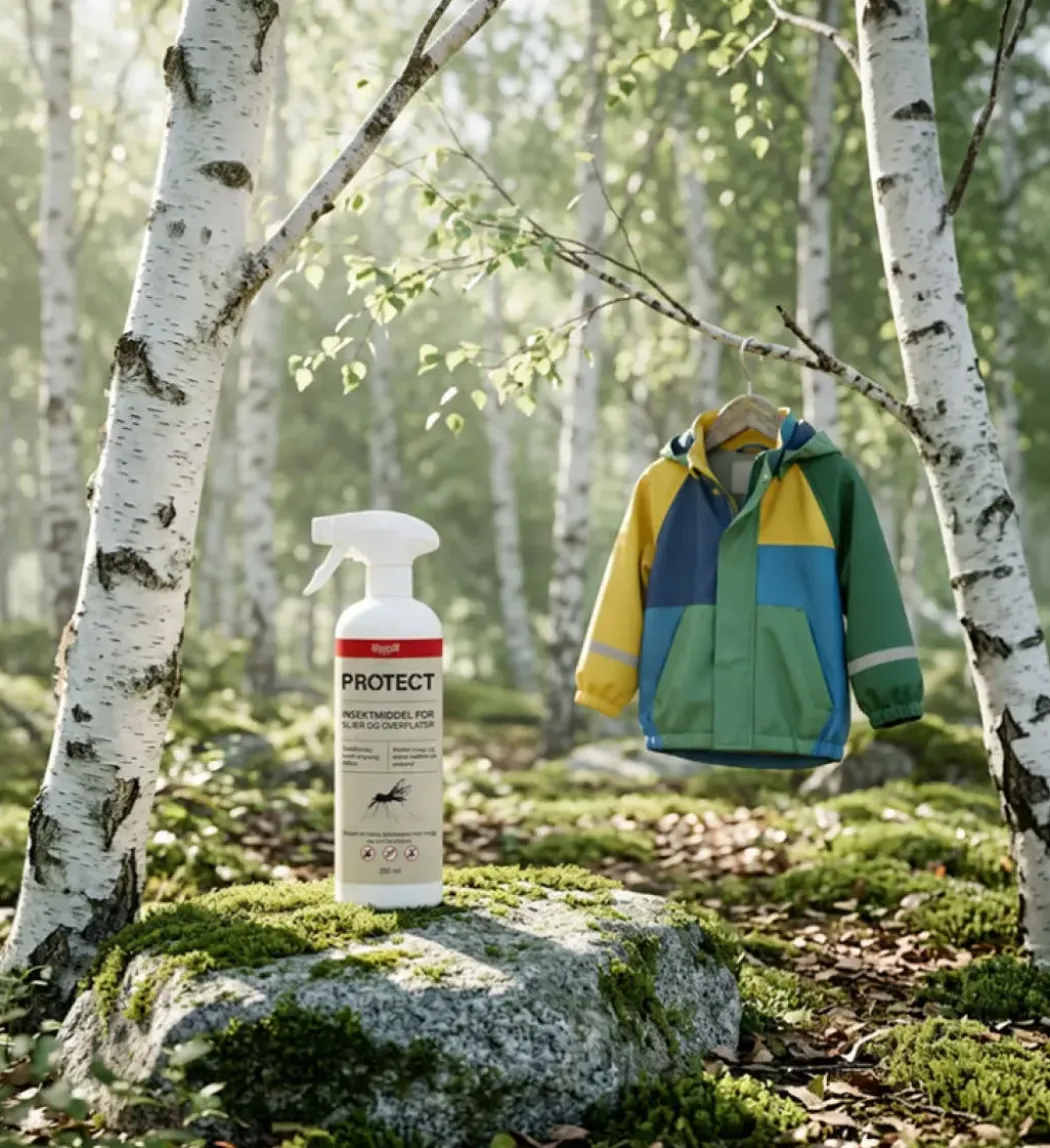 Myggolf Protect Insektmiddel for klær og overflater, 250 ml
